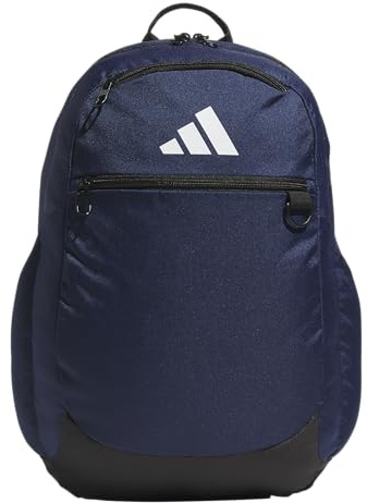 adidas Striker Team Sports Backpack for Soccer and More, Workout Bag for Men and Women, Navy Blue/3.0 (36l), One Size, Striker Team Sports Backpack for Soccer and More, Workout Bag for Men and Women