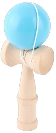 TARSHYRY Kendama Toy, Wooden Catch Ball Kendama Wooden Toy Portable Improves Hand Eye Coordination with String Catch Ball Game for Indoor and Outdoor (Green)