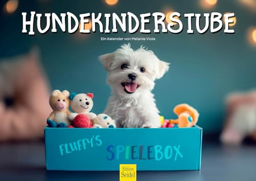 Edition Seidel Calendario premium para perros guardería 2026 formato DIN A3 calendario de pared animales cachorro perro mascota cachorro niño guardería Melanie Viola