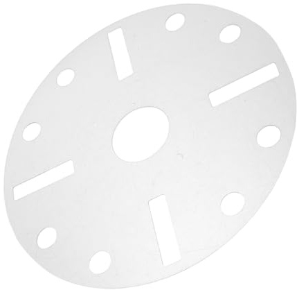 MERRYHAPY Gabarit de Chiffres en D'horloge Transparent de Acrylique Cadran Pochoir Rond Guide Compact Léger pour Défonceuse et Créations et Menuiserie DIY