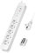 LogiLink LPS402 - Multiprise - 5 Prises - avec télécommande pour jusqu'à 2 multiprises simultanées, 5 x CEE 7/3 (Contact de Protection), Longueur de câble : 1,5 m
