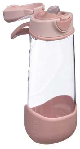 b.box Sport Trinkflasche | Griffige, Auslaufsichere Wasser- und Trinkflasche Kinder | Cooles, Modernes Design | Neigen und Trinken | 600 ml