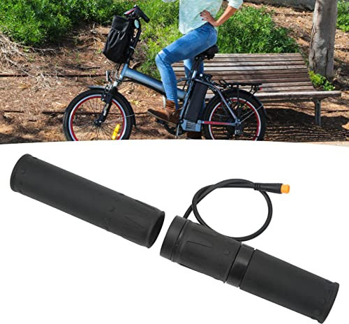 BAFOVY Agarre de la Bicicleta Eléctrica de Goma, Agarre del Acelerador del Acelerador 22 Mm para Bicicleta de Boxes con Cable, 50 90 110 125cc,