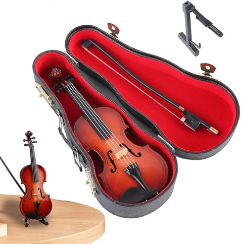 violino con ornamento sonoro, storia sonora sobria, decorazione in legno da scrivania, ornamento squisito, decorazione da scrivania in legno per amici e familiari