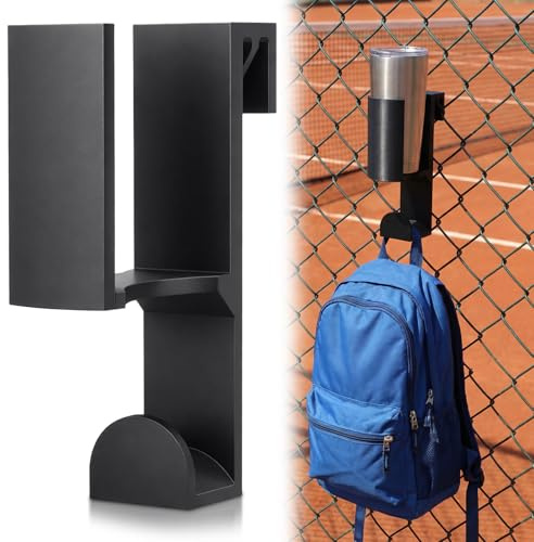 Leinuosen Fence Hook to Hold Cup and Sports Bag, Fence Clips for Backpacks, Hanging Hooks for Dinkball, Tennis, Basebal, Softball, Soccer, Track and Field and Other Sports Gear