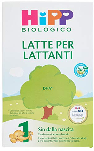 Hipp Latte in Polvere per Lattanti, 600g