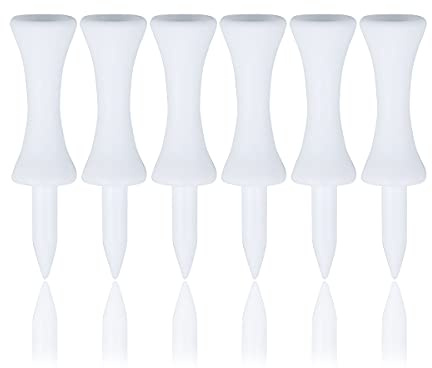 Zivisk Tee Golf Plastica 100 Pezzi Bianco 51mm