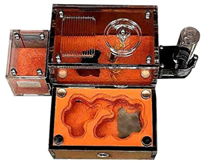 PengGengA Ameisenfarm Acryl Transparente Ameisen-Terrarium Antquarium Insekten Züchten Kasten Ameisenhaus (Nest + Zubehör, 3 Stücke)