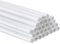 OLYCRAFT 30 Stück ABS Kunststoff Rundrohre 25cm Länge Weißes Kunststoff Modellrohr Kunststoff Dübelstangen 5mm Innendurchmesser 6mm Außendurchmesser Runde Hohlrohrstangen