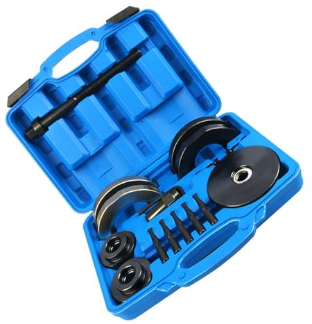 WATERBELINE Herramienta de extracción de rodamientos de bujes de rueda de coche con funda, adecuado para camiones de rodamientos de 72 mm/85 mm, camionetas pequeñas, fácil de usar