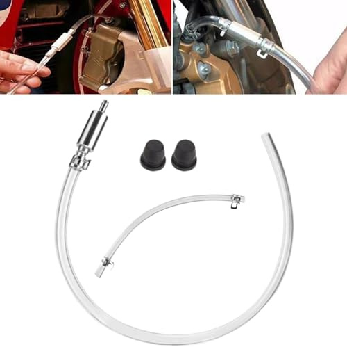 Mppchhn Kit de Manguera con Válvula Antirretorno para Purga de Frenos - Manguera para Líquido de Freno de Motocicleta con Válvula de Retención,Herramientas de Reparación para Sistemas Hidráulicos y