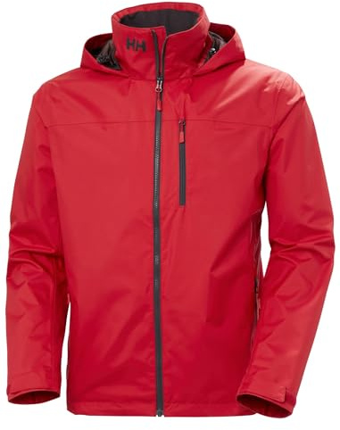 Helly Hansen Herren Crew Hooded Jacket, Rot, M EU
