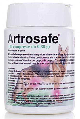 ARTROSAFE® - Integratore Alimentare per Animali d'affezione, Cani, Gatti, Cavalli in Ottima Salute, migliora Mobilità e articolazioni