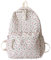 DKIIL NOIYB Rucksack mit Blumenmuster - Kawaii-Rucksack für Mädchen, lässiger Tagesrucksack, Damenrucksack mit Segeltuch, für Schule, Reisen, Einkaufen - 01-a Floral