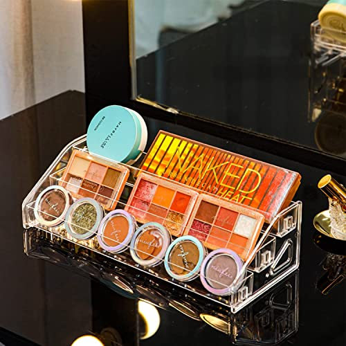 Organizador de Esmalte de Uñas 36 Botellas de 3 Capas de Pintura de Almacenamiento de Gafas de Sol de Acrílico Estante de Exhibición Titular de Los Aceites Esenciales Claro sin Necesidad de Montaje