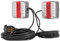 SPARKMOTO Anhänger Beleuchtung Mit Magnet, LED Rückleuchten Set 7 Polig 12V Verkabelt Mit Stecker Und 7,5m Kabel Für Anhänger