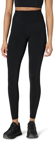 Amazon Essentials Damen Active FormFlex Butterweiche Sport-Yoga-Leggings mit Hoher Taille, Schwarz, XL