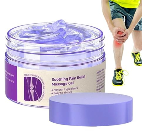 Gel para el Dolor Articular Kresin, 100g Gel Morado para Aliviar el Dolor en las Articulaciones Kresin, Gel Multiusos para Articulaciones de Color Morado Kresin, para Hombres y Mujeres