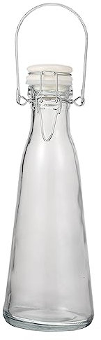 KICHOUSE 2piezas Botella De Vidrio Bebidas Botella De Leche Reutilizable Ecológico Resistente