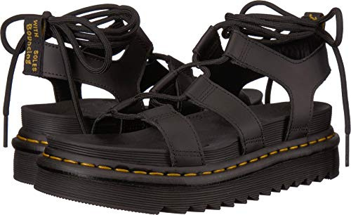 Dr. Martens Women's Nartilla, Black Hydro, 9 Women/8 Men