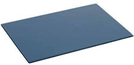 Harbour Housewares Glass Chopping Board - 30x20cm - Blue - Small Dining Place Mats Cutting Mat Worktop Saver for Kitchen Cooking, Baking, Vegetable Preparation