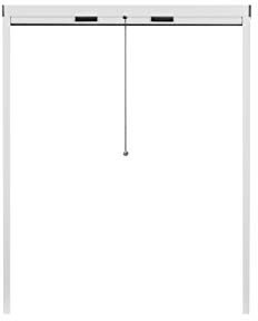 APANA - Fliegengitter Rollo für Fenster bis 160 cm x 160 cm - ausziehbarer Insektenschutz Fenster zum Zuschneiden gegen Fliegen, Insekten und Mücken - Insektenschutzrollo Fenster (Weiß)