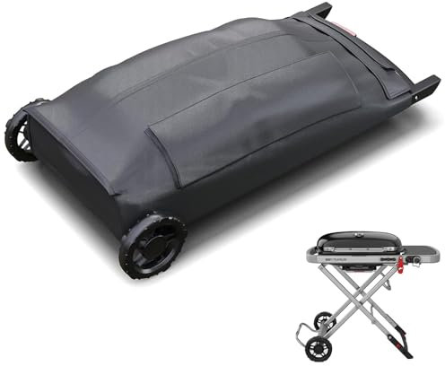 GFTIME 7030 Grillabdeckung für Weber Traveler 9010001 – Premium 600D wasserdichte Aufbewahrungshülle, kompatibel mit Weber Traveler Gasgrill, optimaler Schutz und Mobilität für Ihr Grill!
