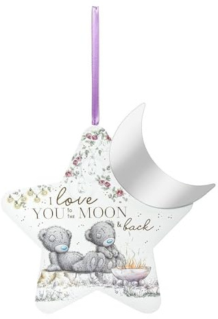 Me to You Tatty Teddy Moon and Back Hanging Plaque - Official Signature Collection AGP01022