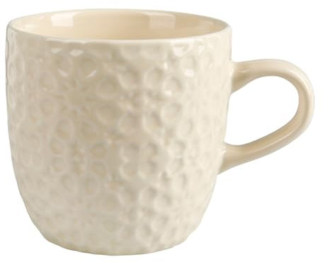 GENEVIEVE LETHU 537673 - Taza (40 cl, porcelana New Bone, colección ELEGANCE ORIENT de 9 cm de altura 9 cm, color beige