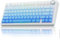 AULA F75 Mechanische Tastatur Gaming,2.4GHz/Type-C/BT5.0 Kabellos Gaming Tastatur 75 Prozent,Seitlich Graviert,Gasket Struktur,Hot-Swap Wireless Tastatur RGB,QWERTY (Blau mit Farbverlauf)
