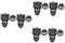 Mobestech 4sets Thermostat Switch Kettle Base Replacement Parts for Home Electric Kettle 2pcs*4
