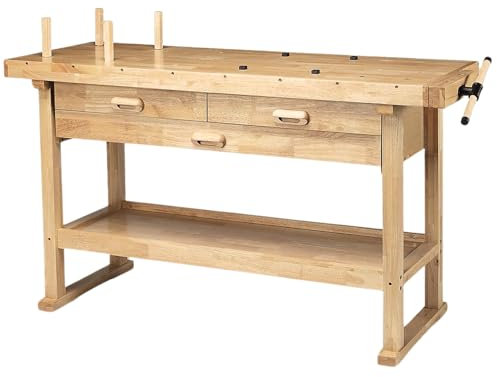 Mesa De Carpintero Banco De Trabajo Madera Con Cajones Tornillo Bricolaje Taller Taller Buffet B&B Catering Desayuno Cocina Comedor Recepción Desayuno