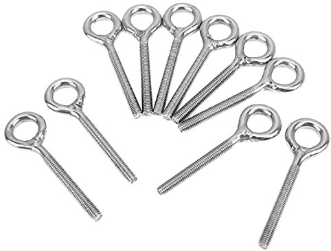 Viti Ad Alta Resistenza, Viti a per Bulloni per Occhiali in Acciaio Inossidabile M5 per Valvole di Cancello della Tubazione, Fissaggio e Sospensioni con Casa, Ufficio, Hotel,