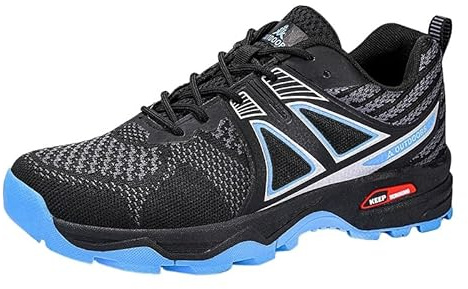 bergxperten TrekPro - Chaussures de Marche à Confort orthopédique Homme, avec Soutien de la voûte Plantaire, Respirantes – Confort et Stabilité pour la Montagne et Les Activités de Plein Air