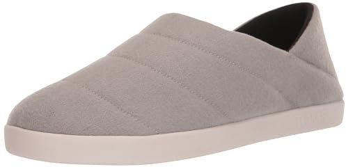 TOMS Men's Ezra Slipper, Shadow Felt/Fleece, 11