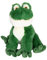 Nitro HEITMANN DECO PET Plüsch Frosch - grün - ca. 20cm - Nachhaltig - aus 100% Recyclingmaterial