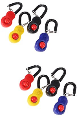 YARNOW 8stücke Teiliges Clicker-Set Für Haustiertraining Wissenschaftlich Gestaltete Trainingshilfe Für Hunde Und Katzen Mit Elastischem Und Handgelenkband Für Gehorsamkeitsübungen