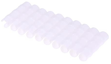 Milisten 10piezas Hebilla De Presión Abs Para Accesorios De Invernadero Hebilla Presión Para Tubos De Jardín Blanca Para Fijación De Estructuras