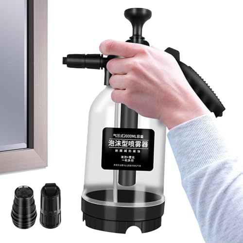 Spruzzatore per schiuma, spray per neve, pistola a schiuma, nebulizzatore, spruzzatore, spruzzatore di schiuma di neve, spruzzatore di sapone azionato a mano, cannone in schiuma per autolavaggio