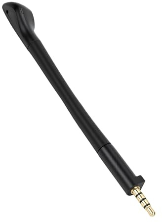 Zunate ROG Gaming Headset-mikrofon, 3,5 Mm Jack Boom Mic för Utbyte, Justerbar Svanhalsmikrofon för Spel, Perfekt för ROG -headset