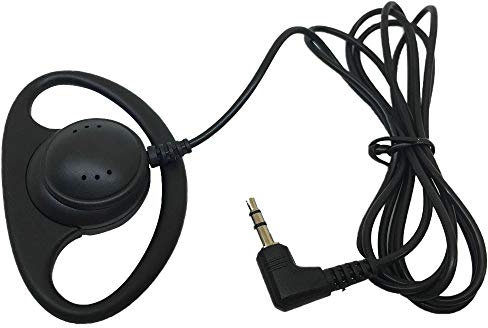 ANCLLO Auriculares estéreo a mono de 3,5 mm con cable de un solo lado, gancho para la oreja con interpretación simultánea