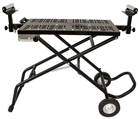 Lemodo Untergestell für Kappsägen | Maschinentisch klappbar | Universal Maschinenuntergestell | Mobile Werkbank für die Werkstatt | Höhenverstellbarer Arbeitstisch