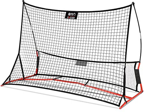 A11N 2-in-1 Fußball-Trainingsgerät – 2,1 m x 1,5 m tragbarer Fußball-Rebounder, doppelseitig für Team- oder Solo-Fußballtraining