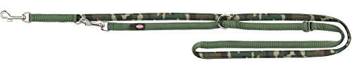 TRIXIE Premium Laisse réglable avec Doublure néoprène, M–L: 2,00 m/20 mm, Camouflage - 1987623