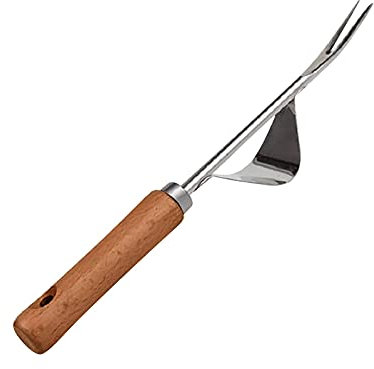 IUNSER Pflanzen Stahl Wild zum Jäten im Garten Ausgraben Weeder-Edelstahl-Werkzeuge Patio & Garden Rasenlüfter Walze (Blue, One Size)