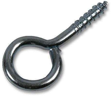 Skruvöga 25 x 4 mm (PK10) fästelement och hårdvara krok - skruvöga, 25 x 4 mm, (PK10), material: Zinkpläterad, paket kvantitet: 10, storlek: Längd: 25 mm, öga dia: 4 mm