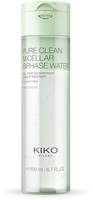 KIKO Milano Pure Clean Micellar Biphase Water, Zweiphasen-Mizellenwasser Zur Reinigung Von Gesicht, Augenpartie Und Lippen