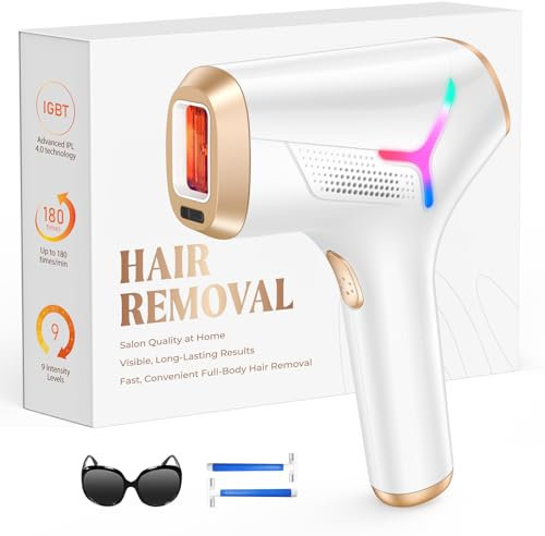 Haarlosy Adjustable 9-Level IPL Laser Hair Remover