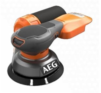 AEG - Levigatrice eccentrica diametro 125 mm senza fili 18 Volt - SUBCOMPACT - BRUSHLESS - 7000-11000 osc/min, diametro oscillazione 2,4 mm (senza batteria) - BEX18SBL-125-0