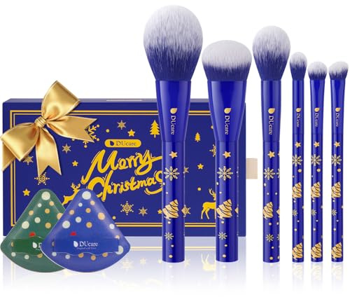 DUcare Pennelli Make Up Professionali Set (Blu)